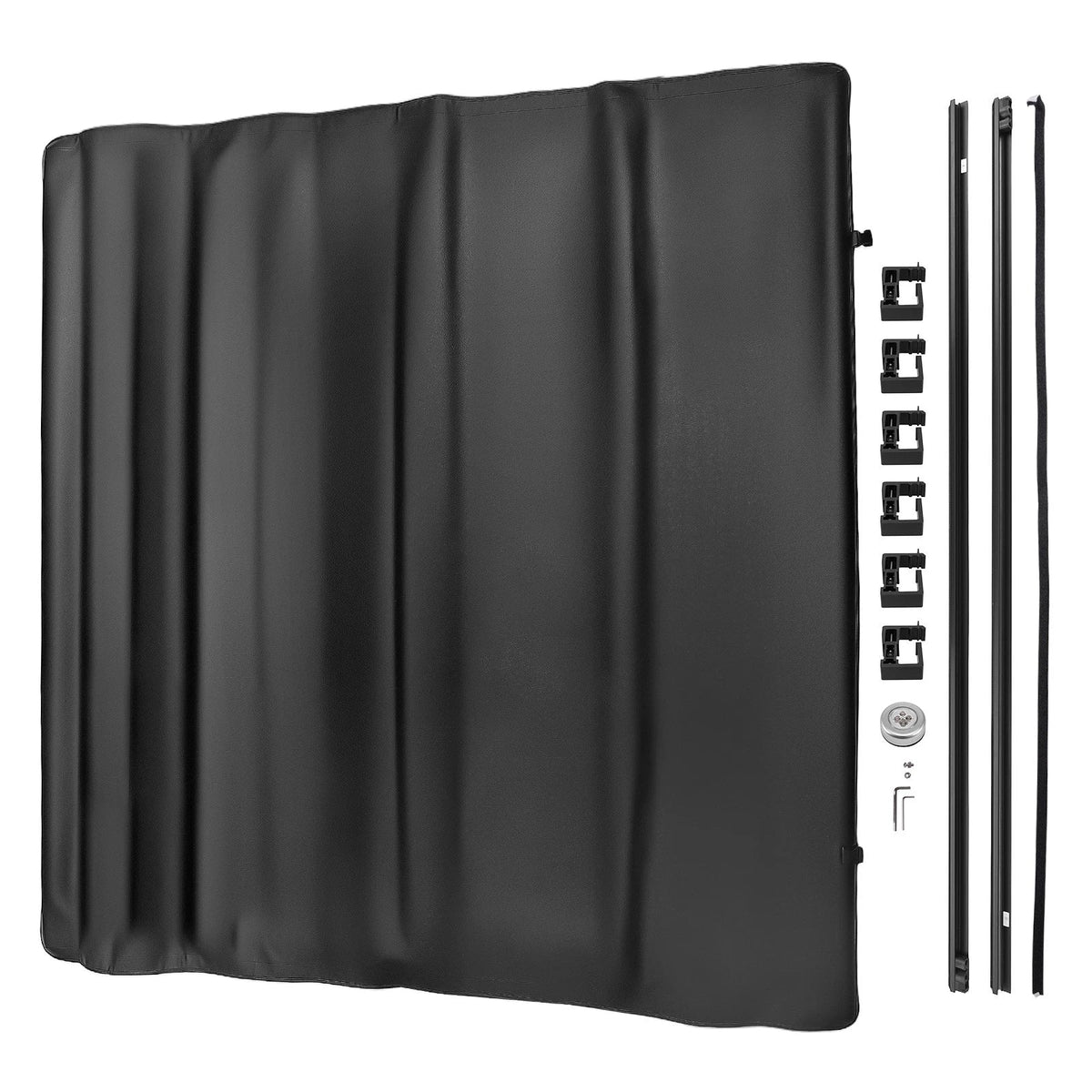 Soft Roll-Up Tonneau Cover for Dodge Ram 1500 (2009–2025) W/LED Lamp