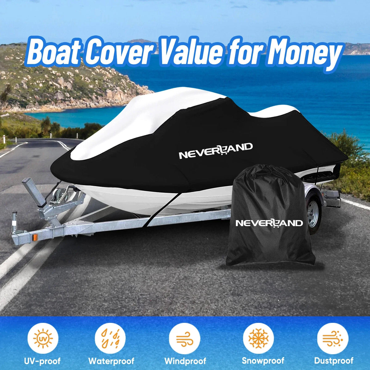 Jet Ski Cover for Yamaha WaveRunner VX Cruiser (UV, Waterproof)