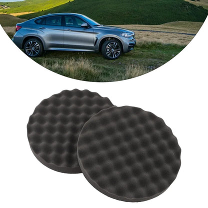 2Pcs 05725 Round Foam Polishing Pad Kit for Automotive Detailing