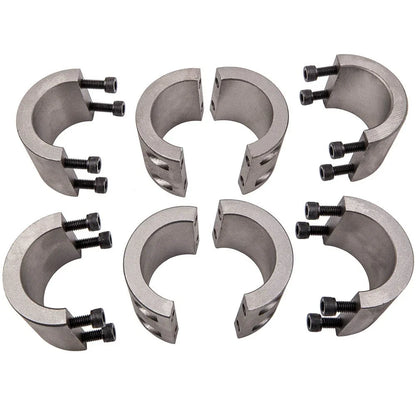 Set of 4 Steel Tube Clamps for Universal Roll Cage (CNC Machined)