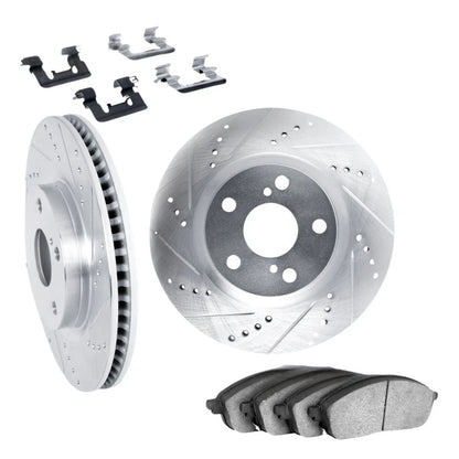 Brake Rotor Set Front for Volkswagen Jetta (2011–2018) ALX-PAU-DF-7512-74056-CLA2