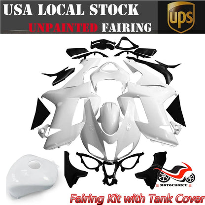 Fairing Kit with Gas Tank Cover for Kawasaki Ninja ZX6R (2007–2008)