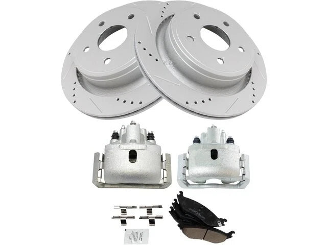 Set of 4 Brake Pads Rotors Calipers for Chrysler Aspen (2007–2009) 57962PVCN