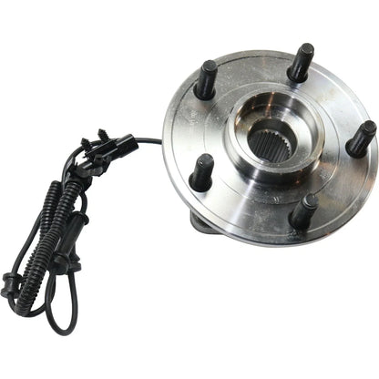 Set of 2 Wheel Hubs for Jeep Wrangler (2007–2010) with Bearing & Sensor