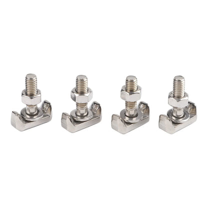 Set of 4 M6 Stainless Steel Battery Connectors for Marine Installation