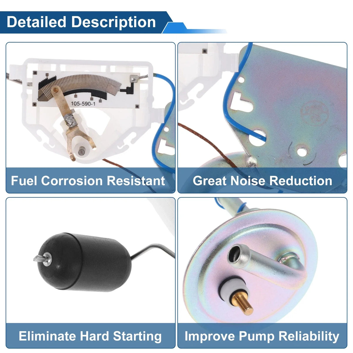 Fuel Level Sending Unit Module for Ford Mustang (1964–1968) FG86A/692156
