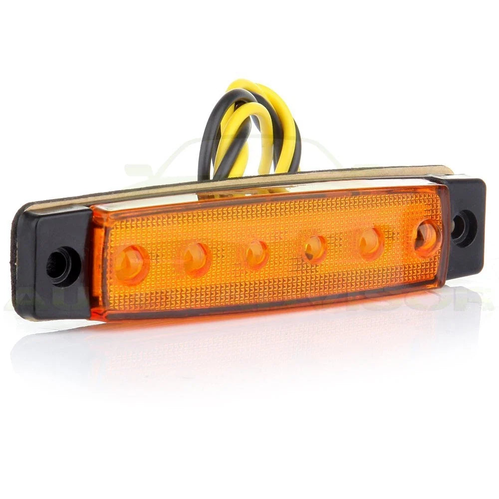 Set of 10 LED Clearance Lights for Truck Trailer Van (12V)