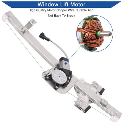 Rear Right Window Lift Regulator with Motor for Chevy Silverado GMC (2007–2013)
