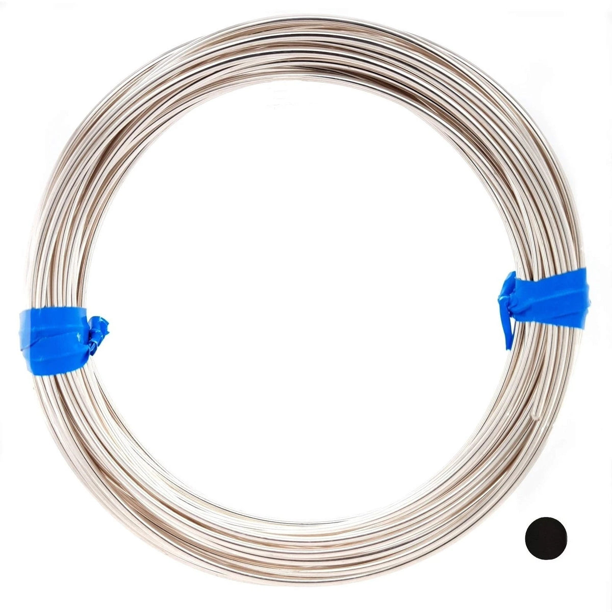 20 Gauge Argentium Silver Wire Half Hard for Jewelry Making (Made in USA)
