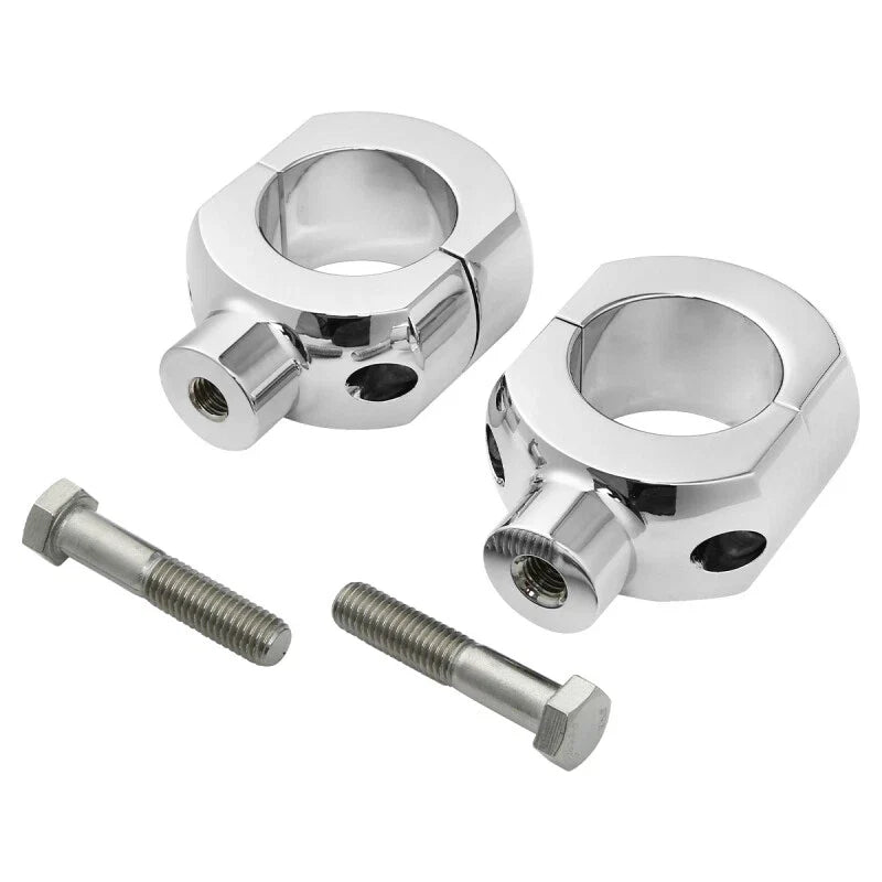 Chrome 2" Handlebar Bar Risers for Harley Sportster XL 1200 XL883 (2004–2023)