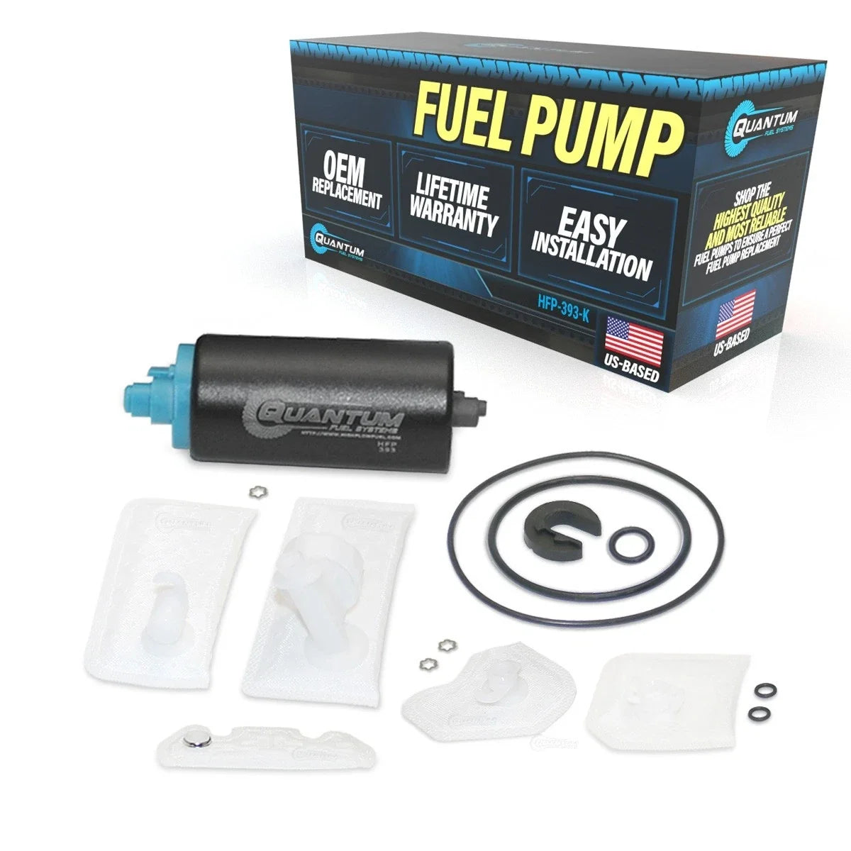 QFS In-Tank Fuel Pump + Gasket Kit for Honda CRF450R (2009–2010)