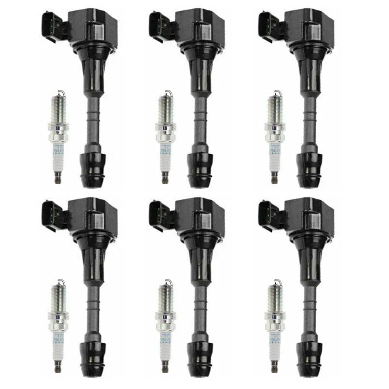 6X Ignition Coil + 6X Spark Plug for Nissan Altima 350Z G35 FX35 (2003–2007) UF349