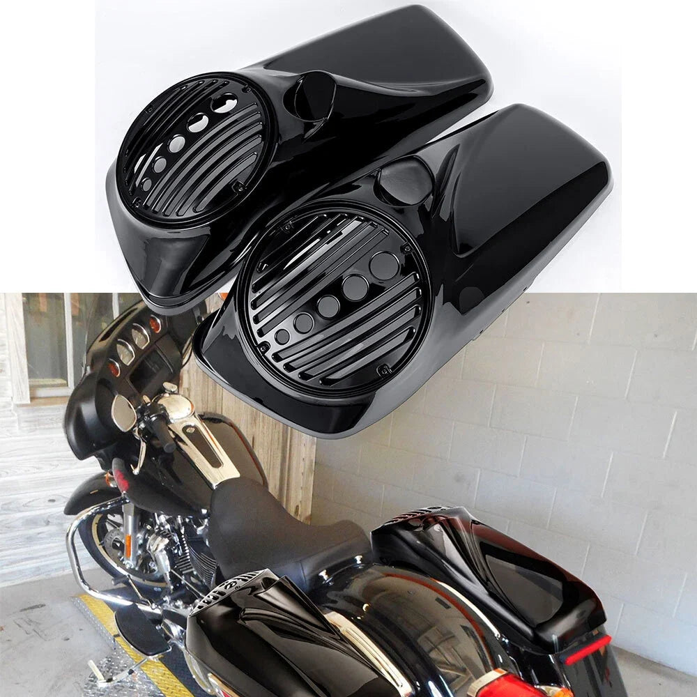 8" Speaker Lids with Tweeter Port for Harley Touring Glide FLTR FLHT (2014–2023)