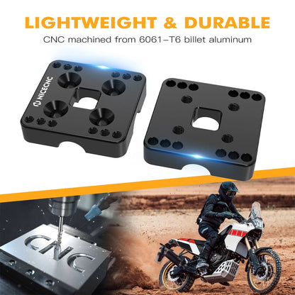CNC GPS Holder Bar Clamp for Yamaha Tenere 700 (2019–2023)