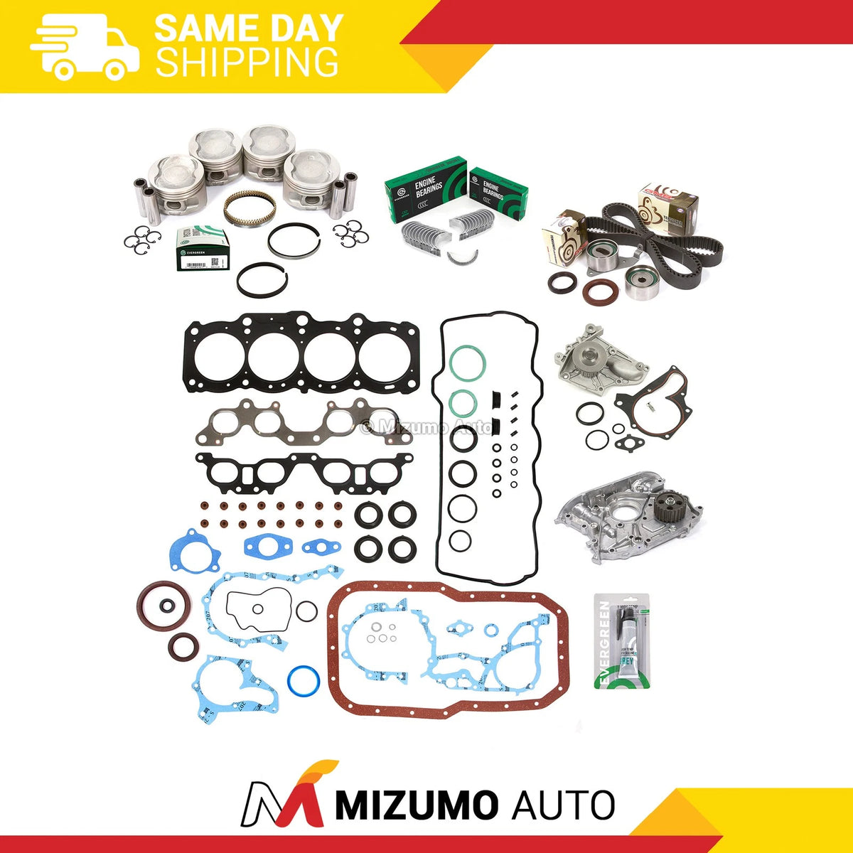 Engine Rebuild Kit for Toyota Celica 2.2L DOHC (1996–1999) MA-4216979925, HS9468PT, CS9861