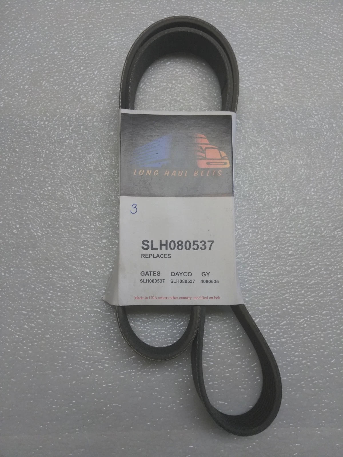 Long Haul Belt for (K080537, SLH080537, GY 4080535)