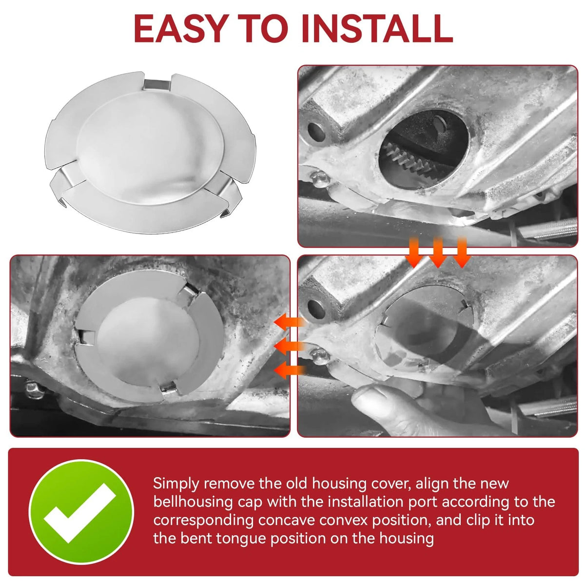 Transmission Bell Housing Inspection Cover for