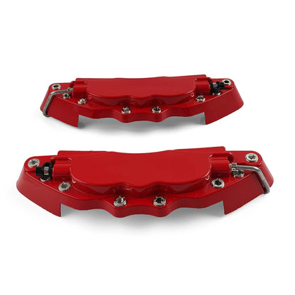 2X Universal Medium Metal Car Disc Brake Caliper Covers