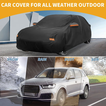 Waterproof Car Cover for Toyota Camry (190T-PU, Black)