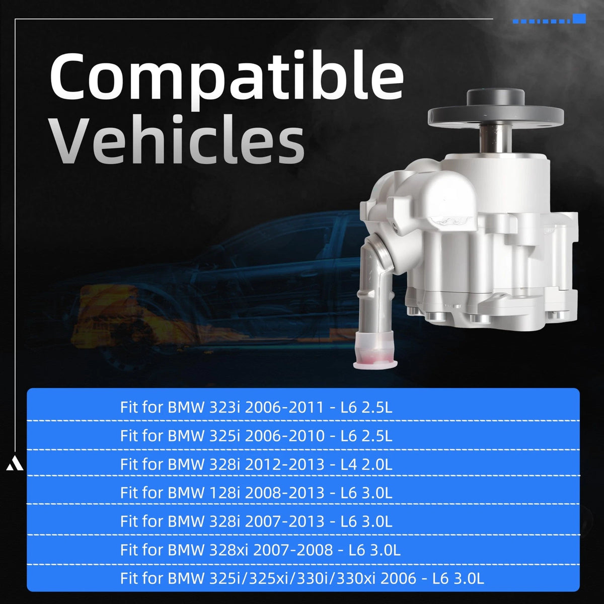 Power Steering Pump for BMW 323i 325i 328i 128i 330i (2006–2013)