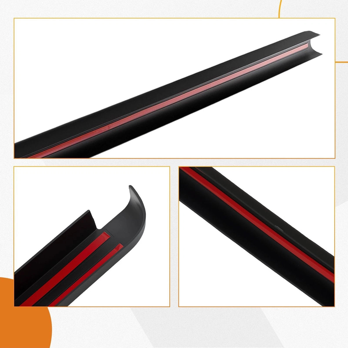 Set of 2 Bed Rail Protectors Caps for Nissan Frontier (2005–2014) CDLZ05, 999T1BR200KC