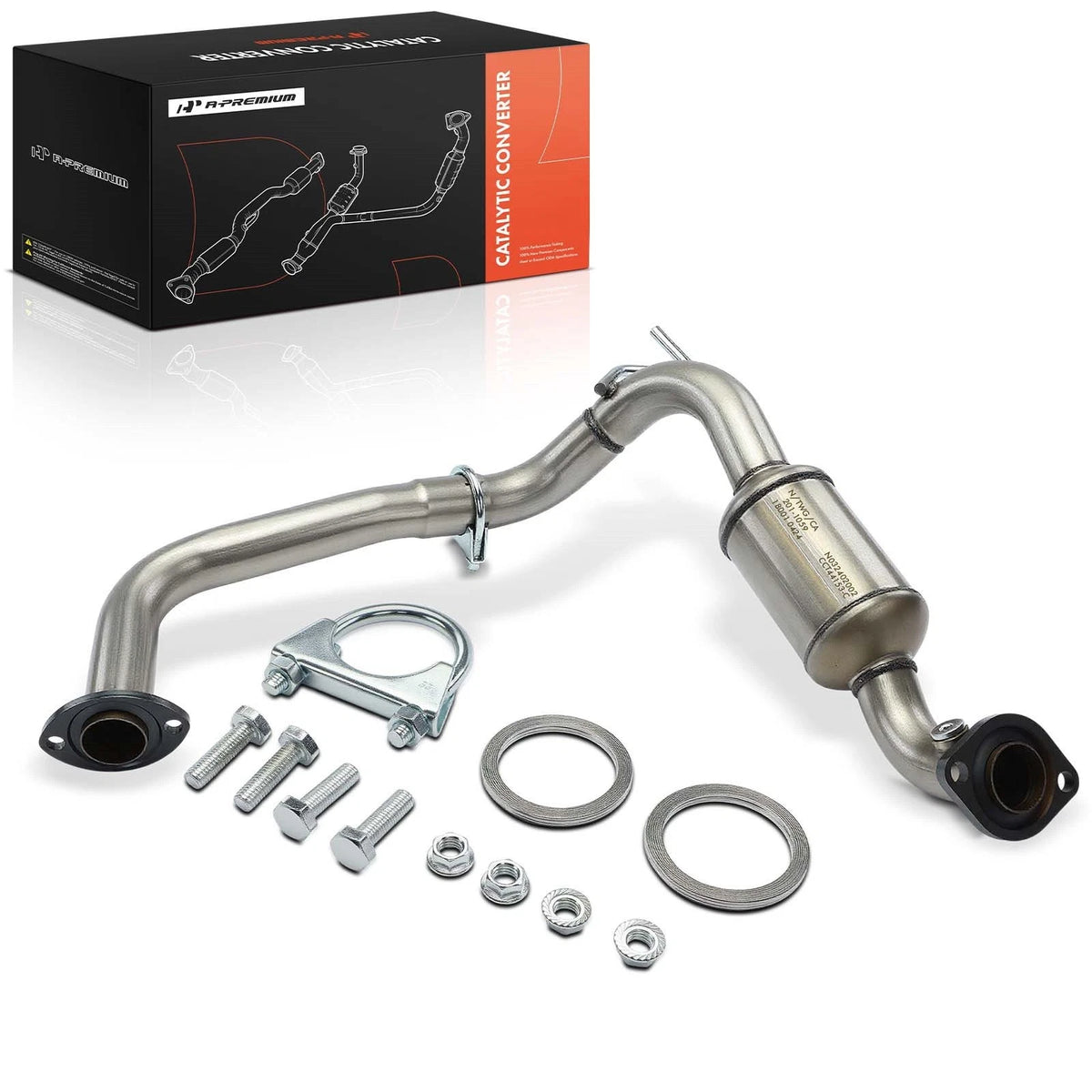 A-Premium Catalytic Converter Rear Left for Toyota Tacoma (2016–2020) EC41263, 41263, 73051