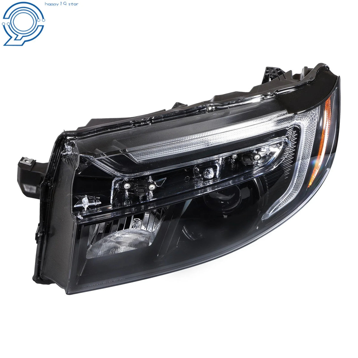 Left Headlight for Honda Ridgeline (2021–2025) 5Pin Black W/O LED DRL