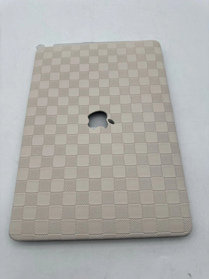 Case Keyboard Cover for MacBook Air 13in (2010–2020) Beige Checkerboard Grid