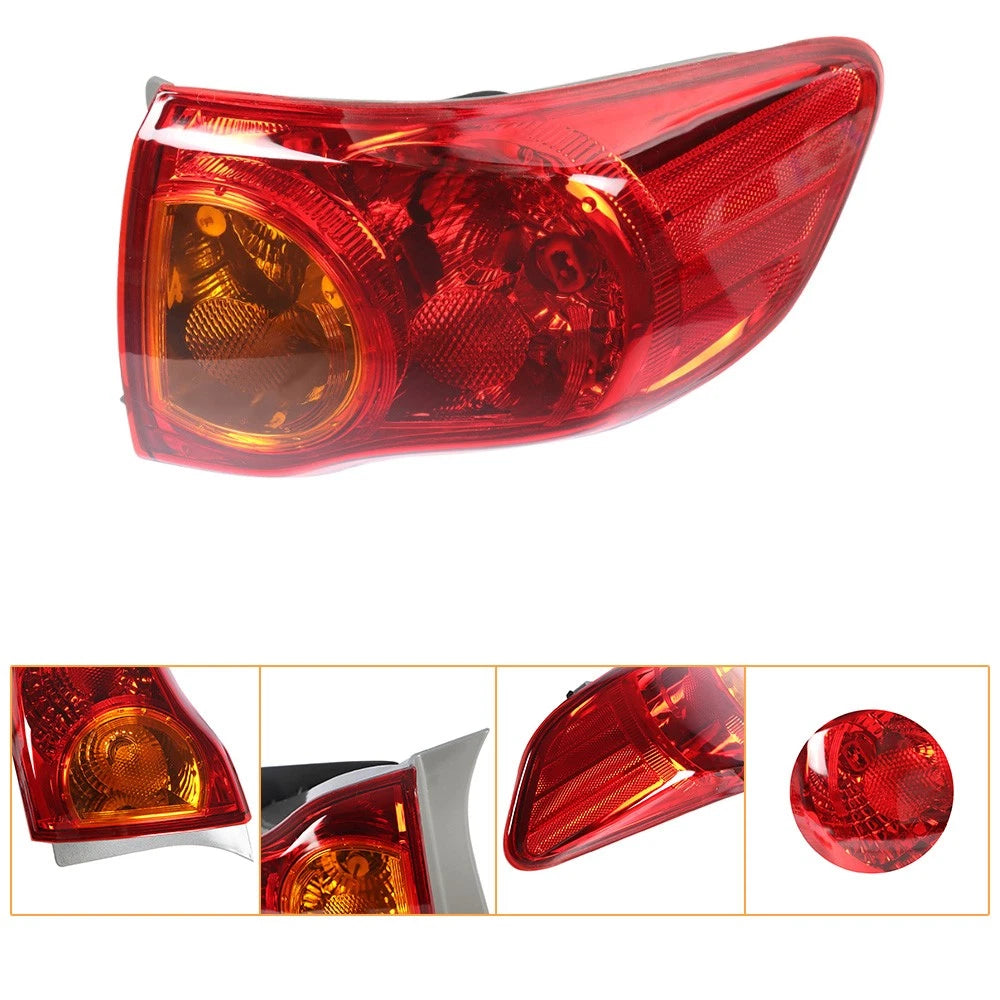 Set of 2 Outer Brake Lamp Tail Lights for Toyota Corolla (2009–2010) 8155002460