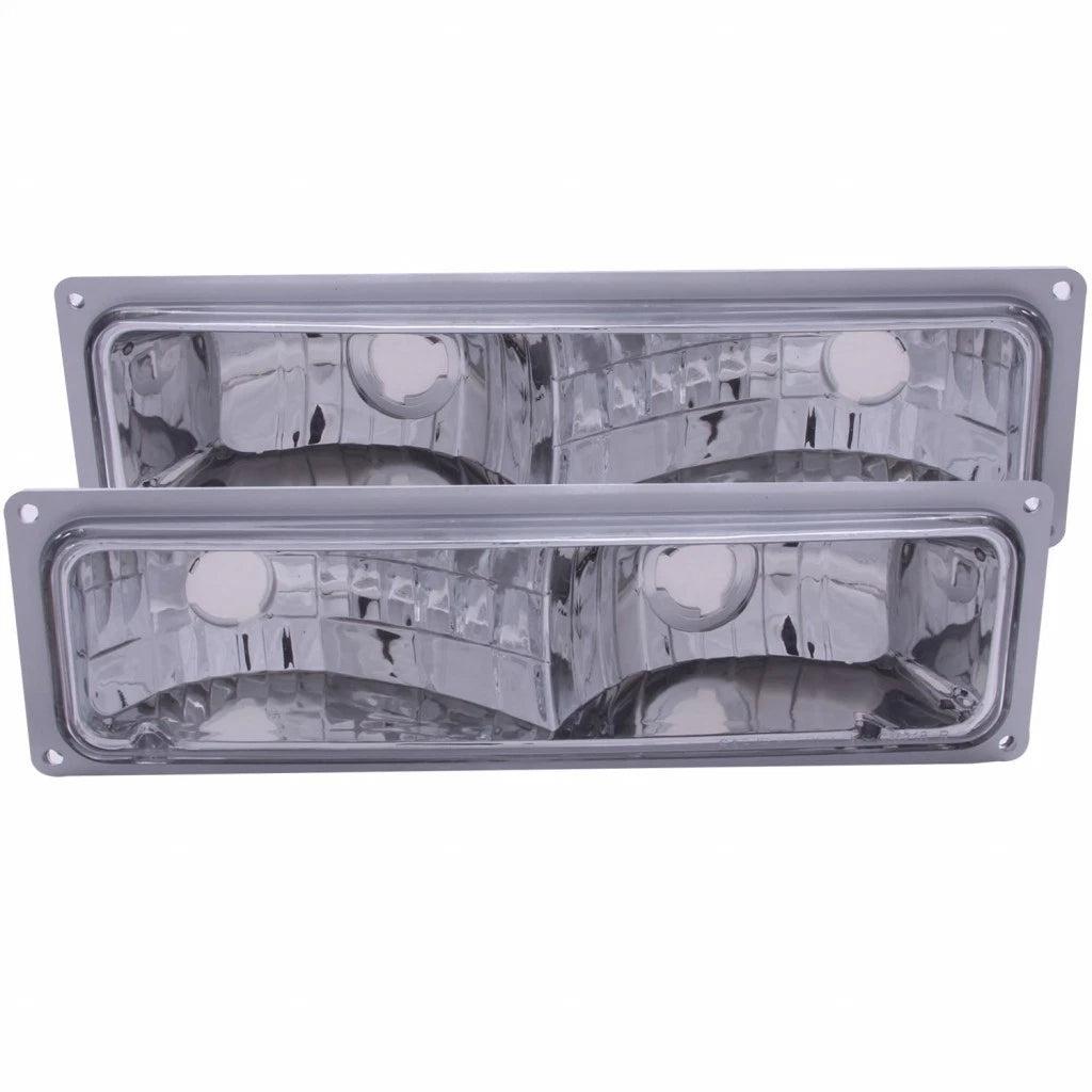 Parking Lights Euro Chrome for GMC R3500 (1988–1991) TLX-anz511032-CL360A93