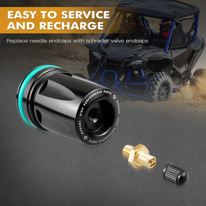 2X Nitrogen Reservoir Expansion End Caps for Honda Talon 1000X (2019–2023)