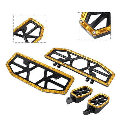 Driver Passenger Floorboard Foot Peg Pedals for Harley Electra Road Glide