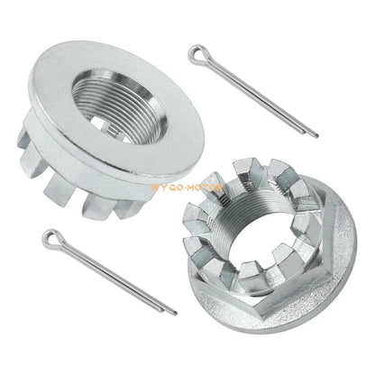 Rear Wheel Axle Nuts w/ Pin for Honda ATV Foreman 400 450 500 520 (1998–2009) #90304-HM7-A10