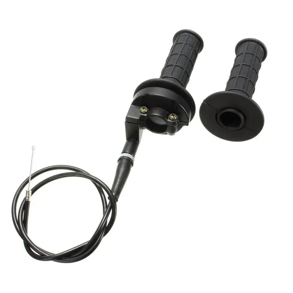 7/8" Twist Throttle Grip + Cable for Dirt Bike Quad ATV (50cc-125cc)
