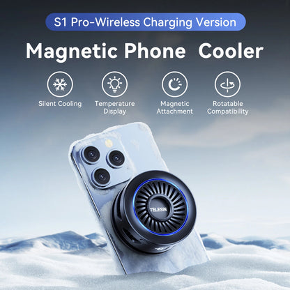 Wireless Charging Radiator Cooling Artifact for Live Broadcast (E501-C041-Set)