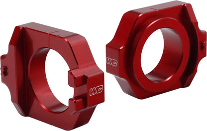 Axle Blocks Elite Hon Red for Honda CRF450R & CRF250R (2002–2008)