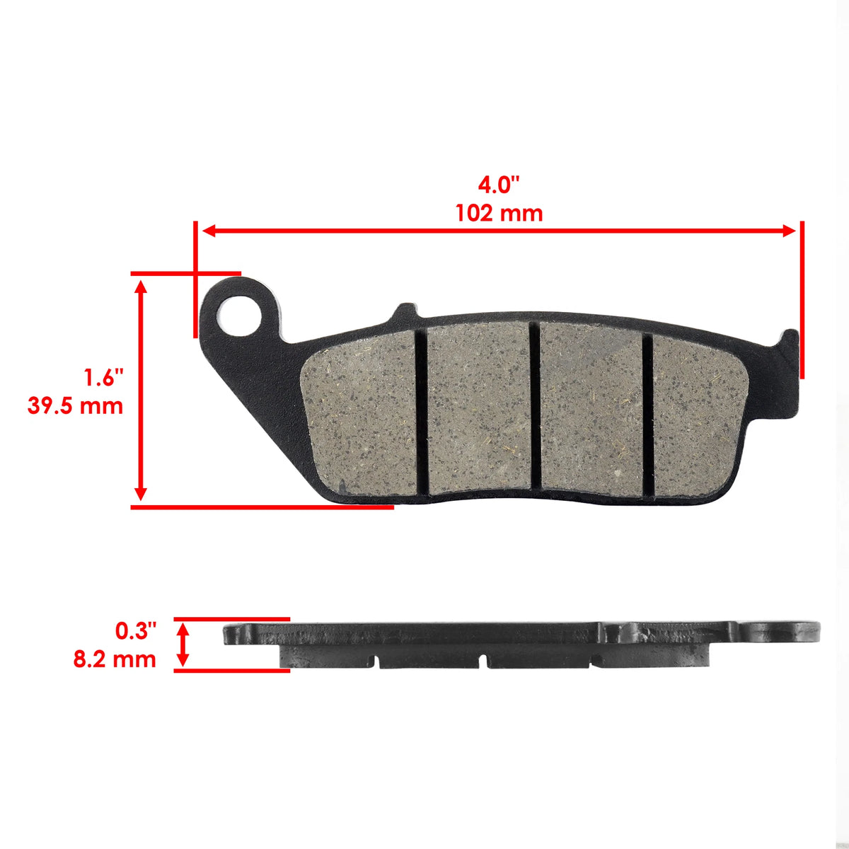 Front Brake Pads for Honda CBR600F3 (1997–1998) HU8422MP151LR