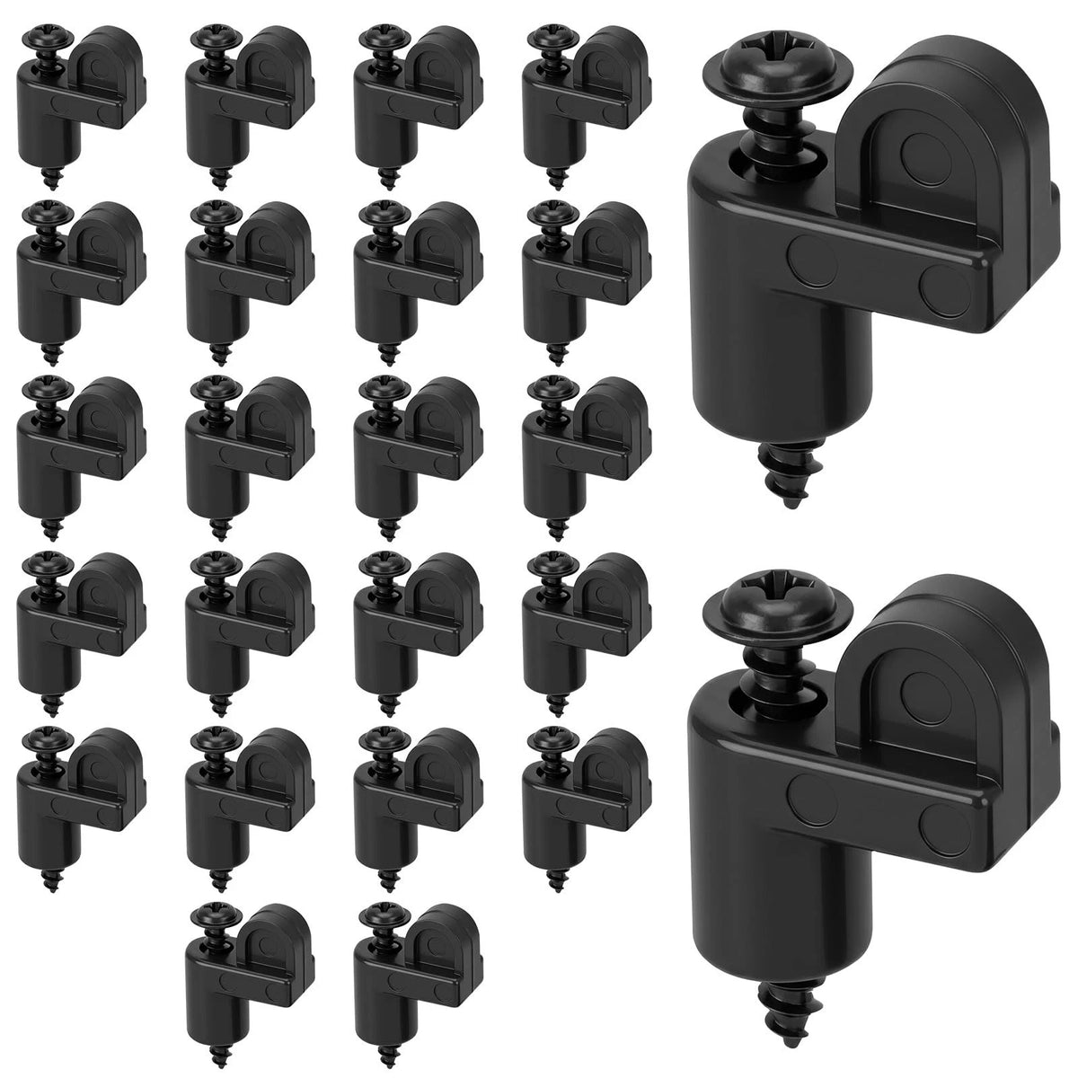 24 Pack Nylon Window Screen Clips for