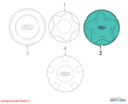 Wheel Cover for Ford (2000–2005) XL3Z1130EA
