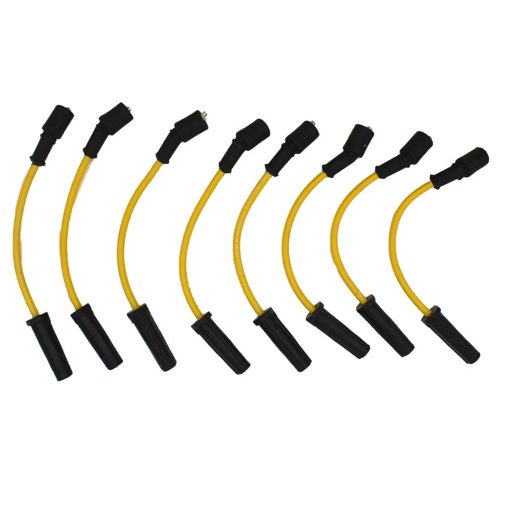 Spark Plug Wires for Chevy Silverado 5.3 6.0 V8 (2007–2013) Yellow