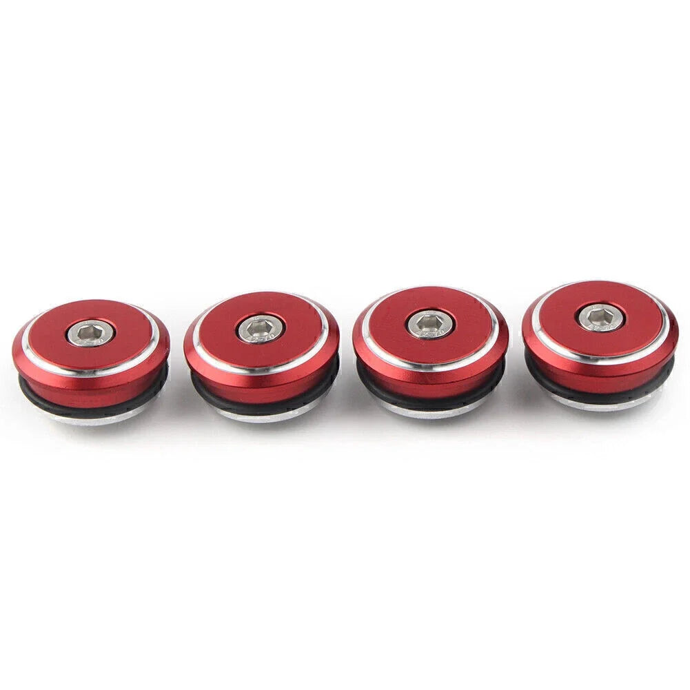 Motor Frame Plugs for Ducati 899 959 1199(S) 1299(S) (2013–2019) Red