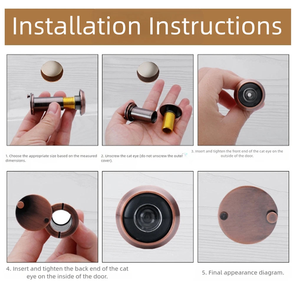 Adjustable Length Door Viewer for Fire Door (1426mm)