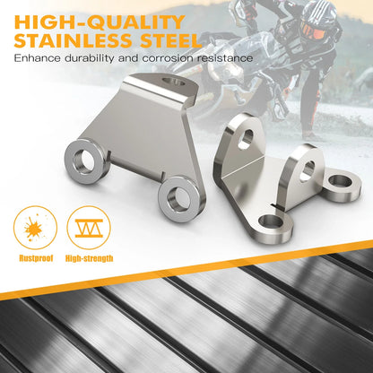 Lowered Footpeg Bracket Mounts for Yamaha Tenere 700 (2019–2023)
