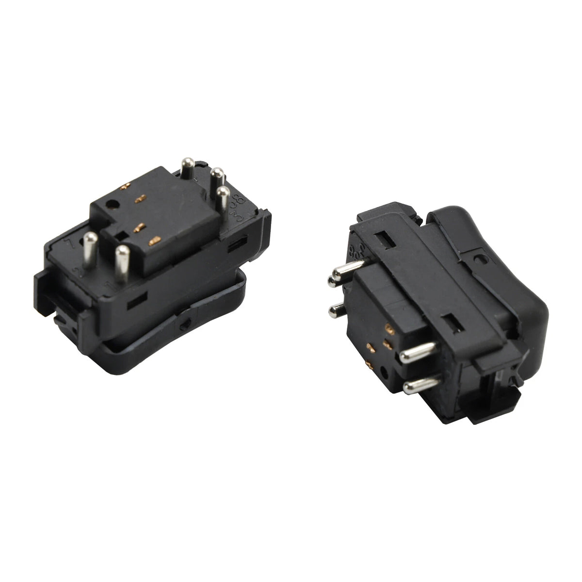 2X Console Power Window Switch for Mercedes Benz W124 S126 W190 (A1248204510, A1248204610)
