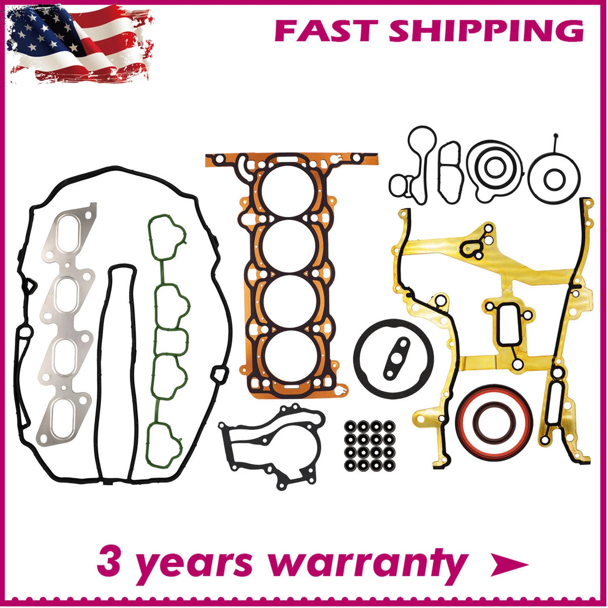 Head Gasket Set for Chevrolet Cruze 1.4L LT (2011–2019) HSCV001 HS54898