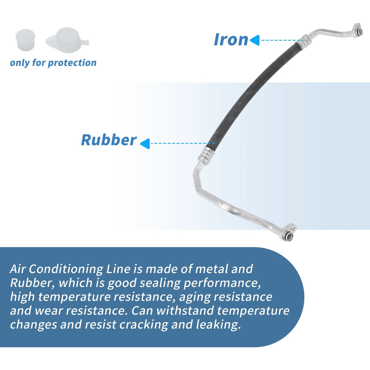 A/C Refrigerant Liquid Hose for Toyota Verso (2011–2016) No. 887040F080