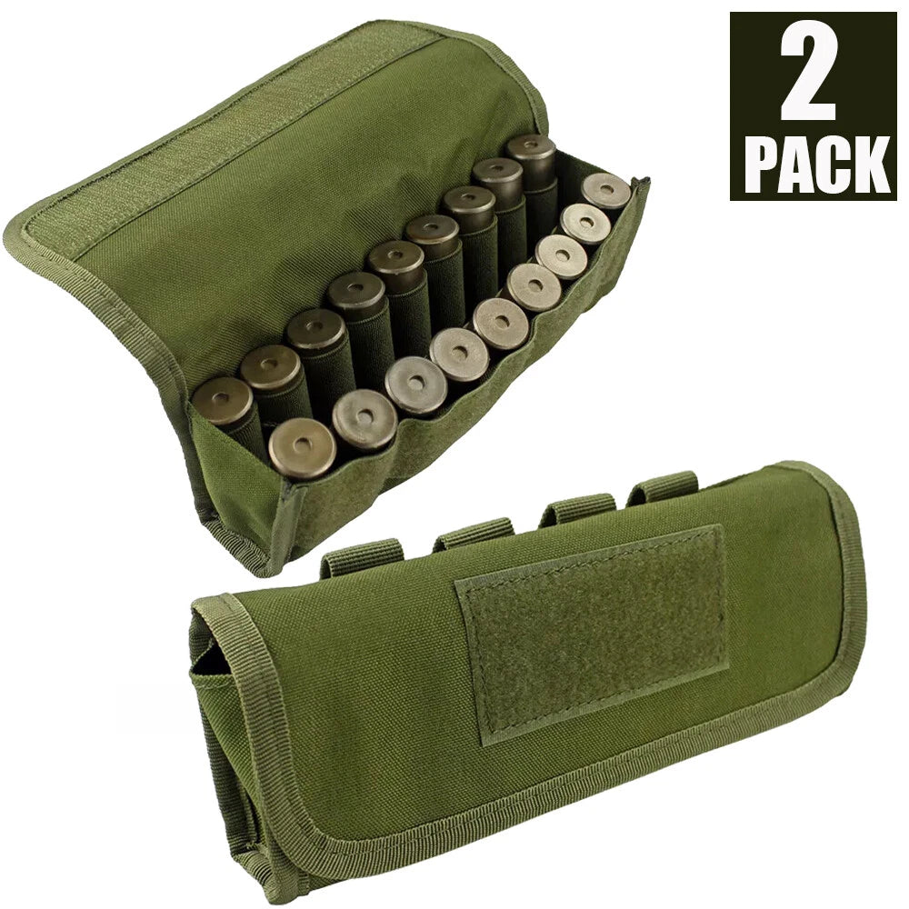 2X Tactical Molle 18 Rounds Ammo Pouch for Shotgun Shells