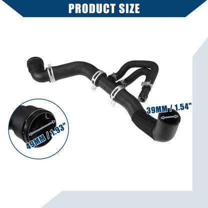 Radiator Coolant Hose for Ford F-150 6.2L V8 (2011–2014) Rubber Black