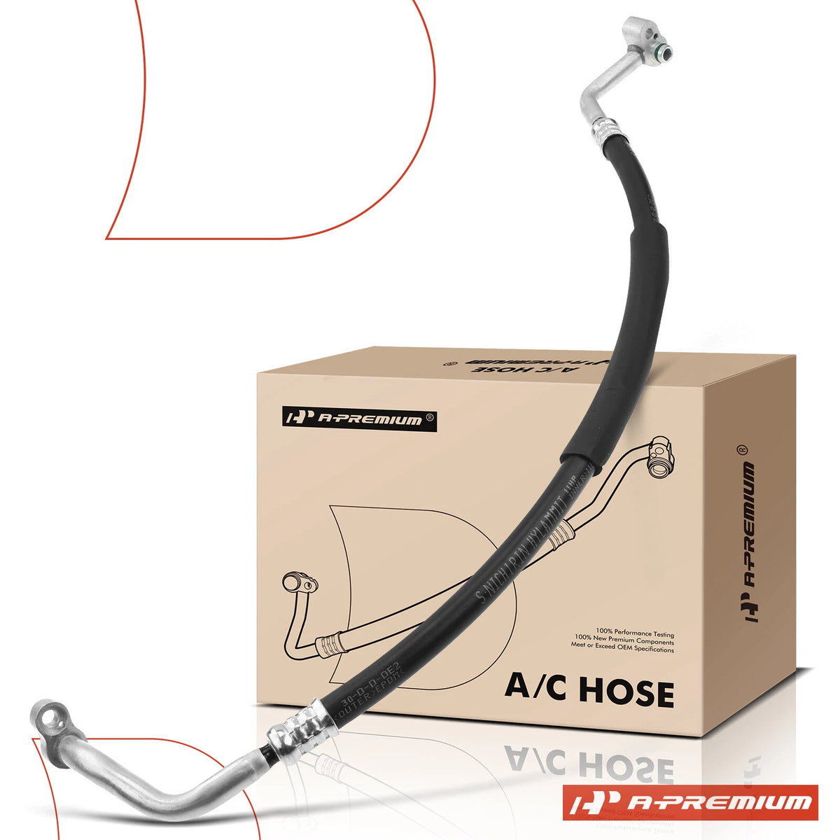 A/C Discharge Hose for Volkswagen Beetle (2006–2010) 1C0820721AC, 34-64402, HA11348C