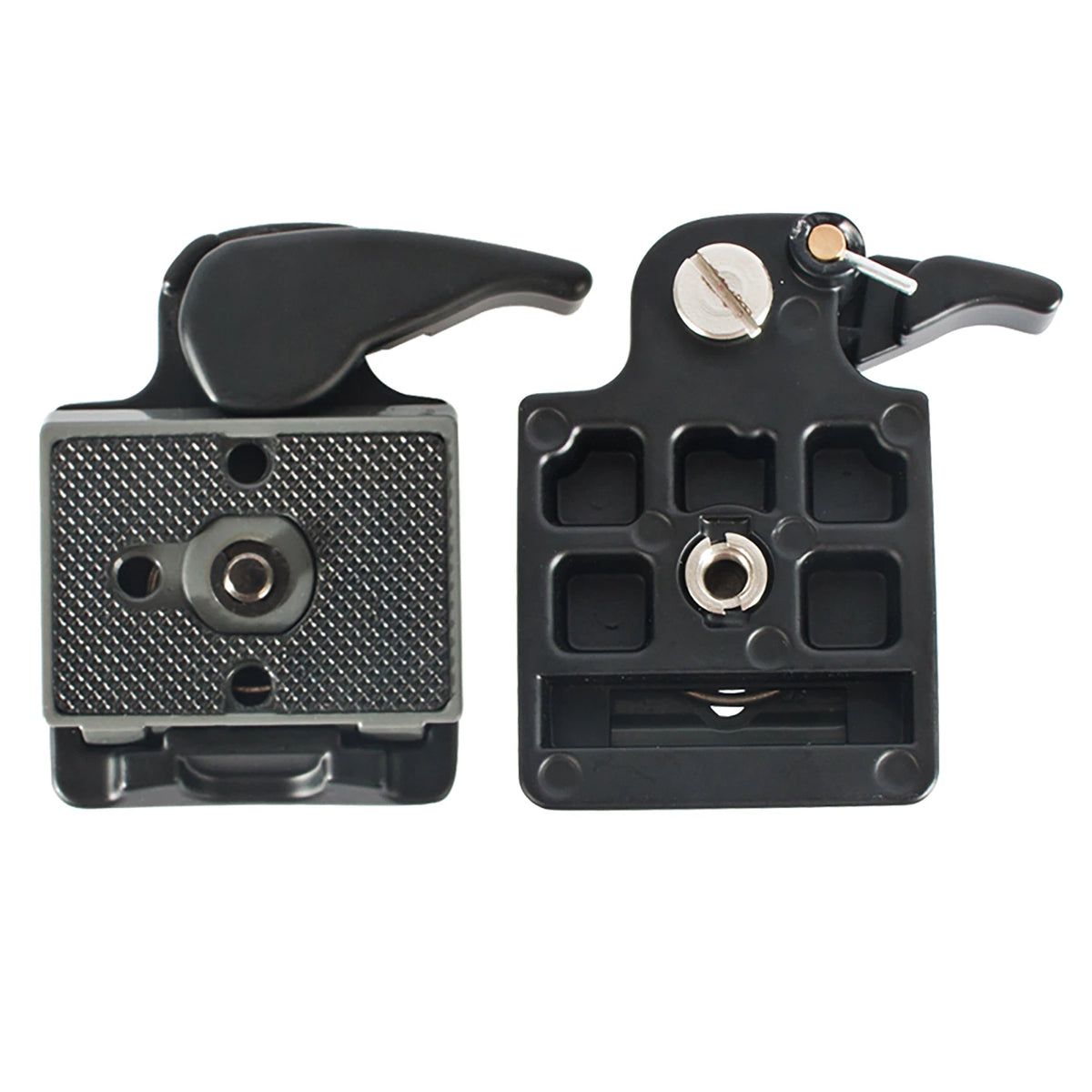 2Pcs Quick Release Plate Clamp Adapter for Manfrotto 200PL-14